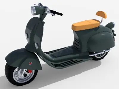 Electric scooter Free 3D model