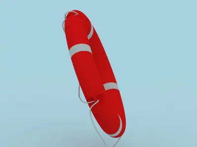 Lifebuoy life preserver 3D model