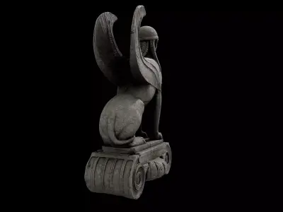 Greek Sphinx 3D model