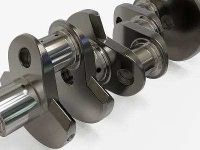 crankshaft 3D model by MS-Studio-3D from CGTrader