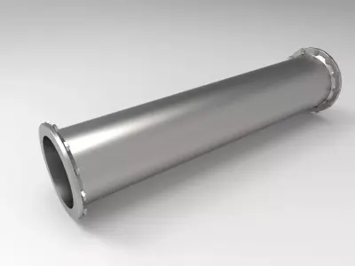 pipe steel 3D print model