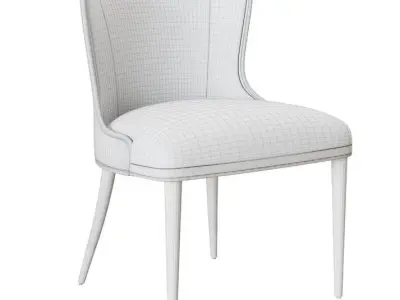 Marino Dinning Classic Chair pink Antique 3D model