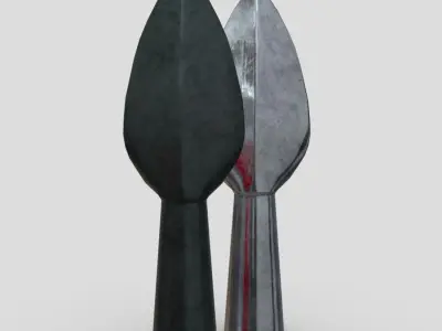 CC0 - Arrowhead 3 Free low-poly 3D model