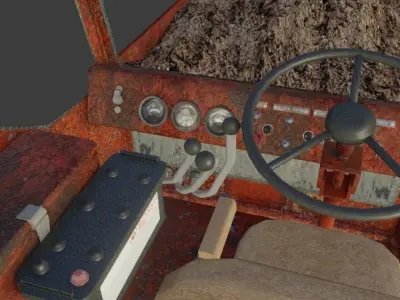 T16 Vladimirets Tractor  3D model