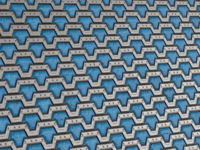 Sci-Fi Wall PBR Seamless Texture 7