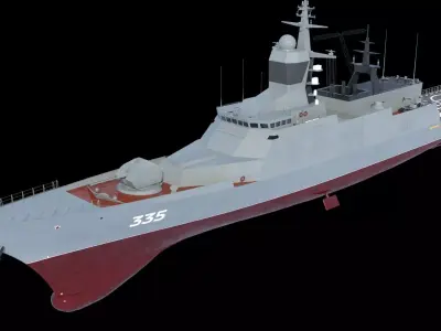 STEREGUSHCHY class corvette 20380 3D model