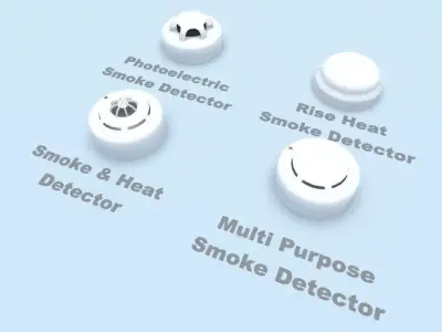 FSS Smoke Detector 3D model