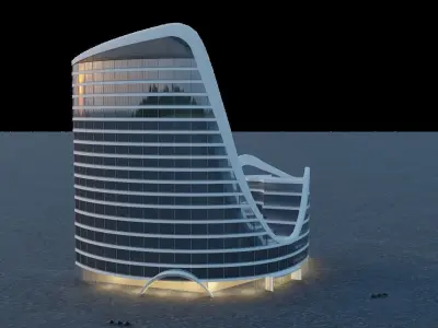 Office Building 3D model
