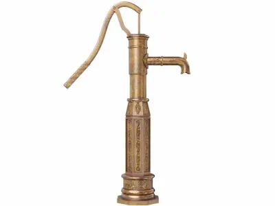 Manual water pump 3D model