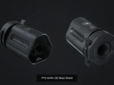 PBR MUZZLE BRAKES  3D Model Pack