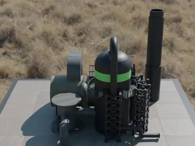 Oil refinery 3D model purchase