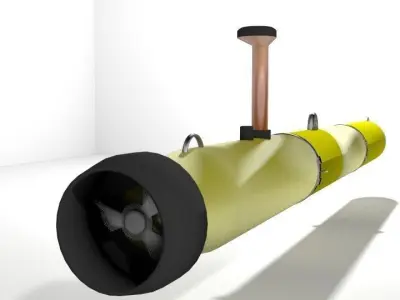 Robotic Underwater Metaldetector 3D model