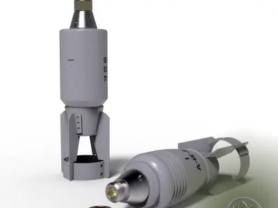 AO1  AO1 Sch  Submunition for cluster avia bomb 3D printable  3D model