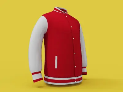 Bomber jacket 3D model purchase