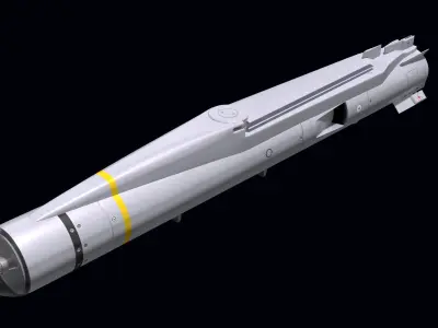SPEAR missile 3D model
