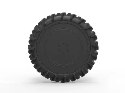 Wheel from swamp buggy 3D print model