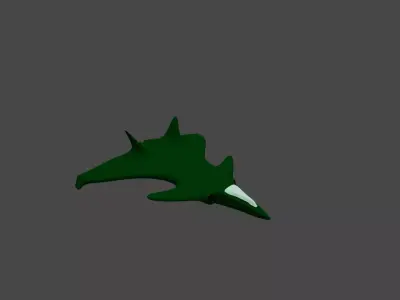 3d Plane Jet Free low-poly 3D model