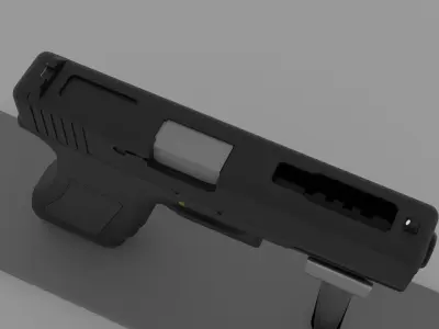 Glock 18c Free 3D model