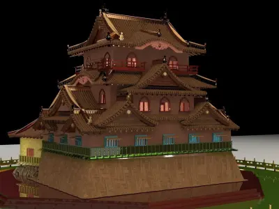 Chinese anceint house 3D model