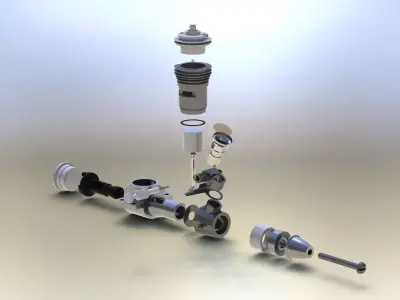 Cox tee dee motor Free 3D model