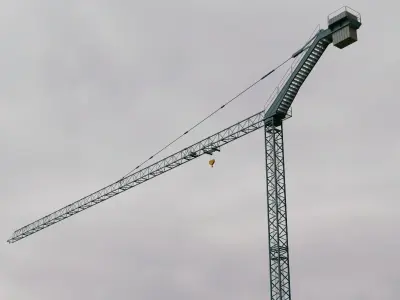 City Crane - Tower Crane 3D model