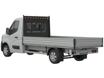 Renault Master 2020 FWD Flatbed L3H1 3D model