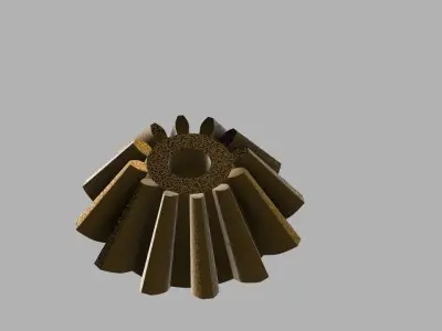 Contra-rotating propellers Free 3D model