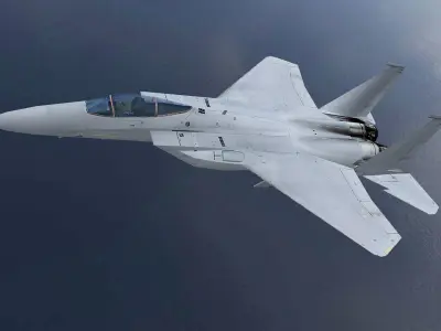 McDonnel Douglas F15 Eagle Low-poly 3D model