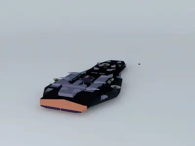 XSF Lion Frigate Constellation II class Free 3D model