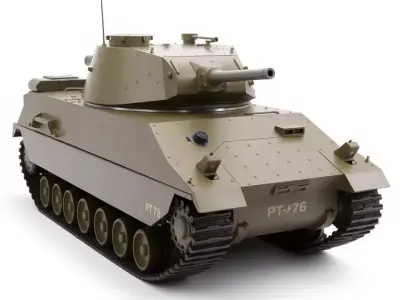 PT Olive Military model pack Low-poly 3D model