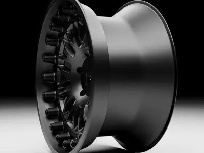 Black Rhino Fury Rim  3D model