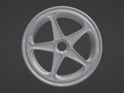 Advan RC2 Sport Car Rim 3D model