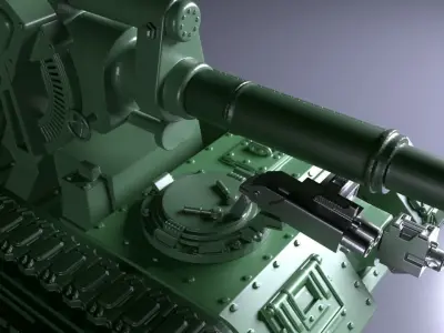 Legendary Battle Tank for 3Dprint 3D print model by mbelec