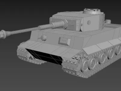 Tiger E1 3D model