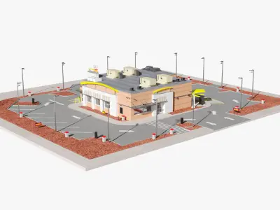  Unbranded Fast Food Restaurant with Land 