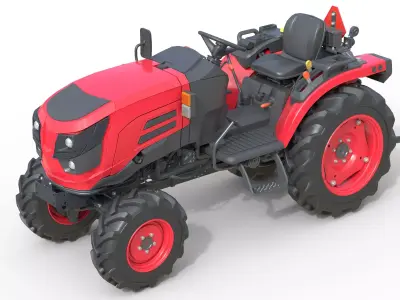 Mahindra Oja Low-poly 3D model