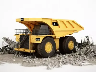 Construction Truck 3D model from CGTrader