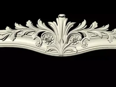 CNC bed headboard and footboard 3D model purchase