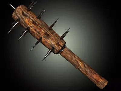 WW1 Trench Club 3D model