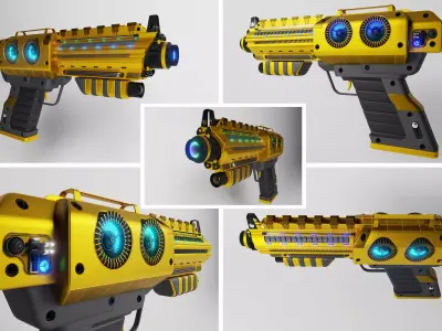 Scifi Gun 3D model