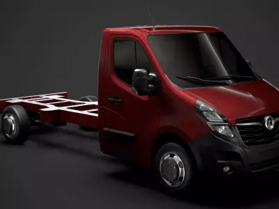 Vauxhall Movano SingleCab SW E30 Chassis 2020 3D model