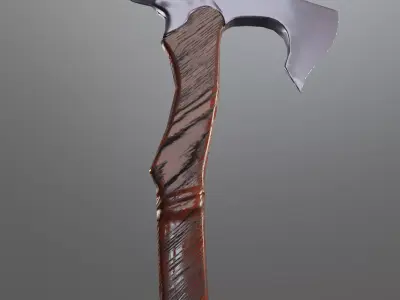 Axe Game Ready  Low-poly 3D model