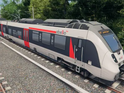 German Train - Talent 2 Abellio Livery Low-poly 3D model