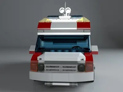LEGO Ambulancer 3D model