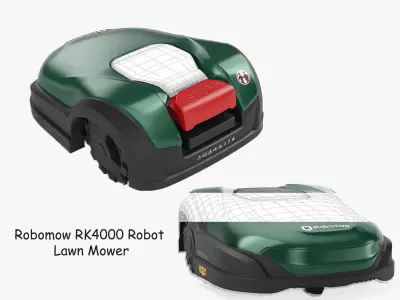 Robomow Robot Lawn Mower Collection  3D Model Pack