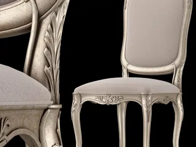 roberto giovannini chair art 1232 3D model