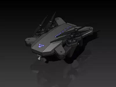 Drone M3T Low-poly 3D model