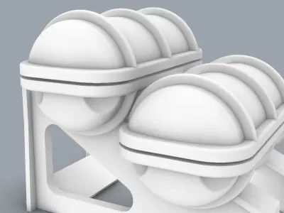 PM Solas Life Raft with Ramp 3D print model