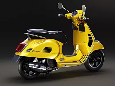 2020 Vespa GTS Super HPE 3D model