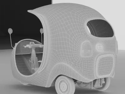 Havana Coco Taxi 3D model